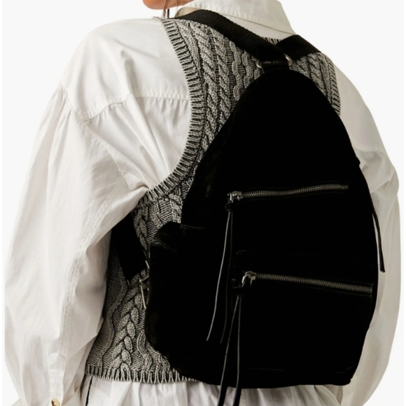 Free People Oxford Suede Sling, Mushroom, NWT - Picture 2 of 4